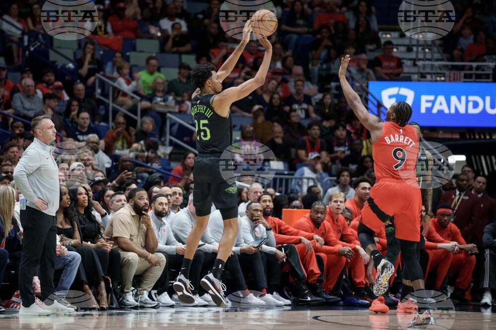 Raptors Pelicans Basketball