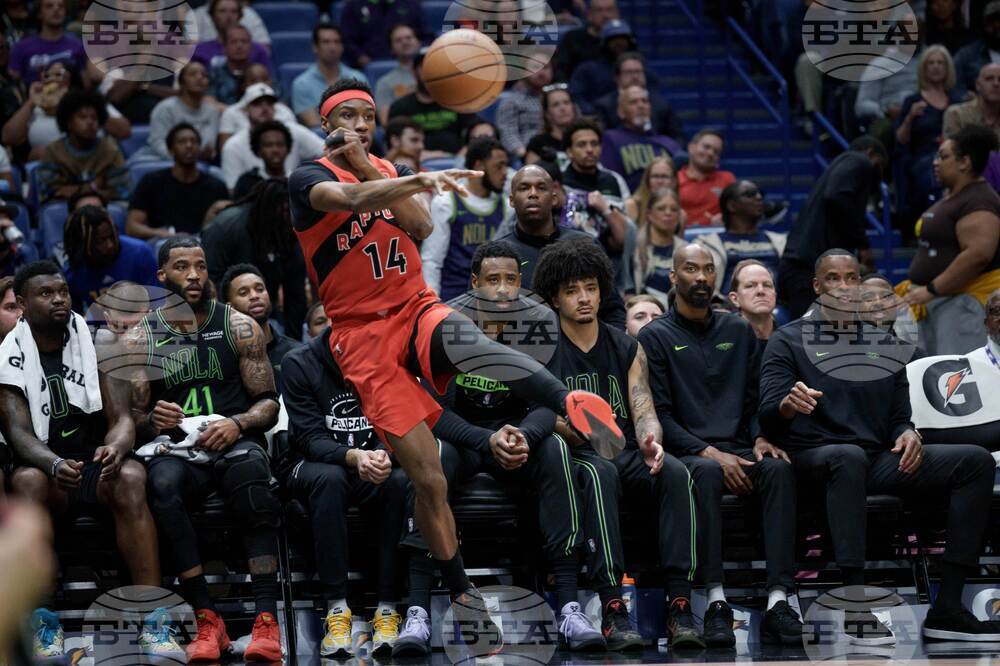 Raptors Pelicans Basketball