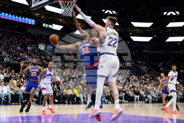 Knicks Jazz Basketball