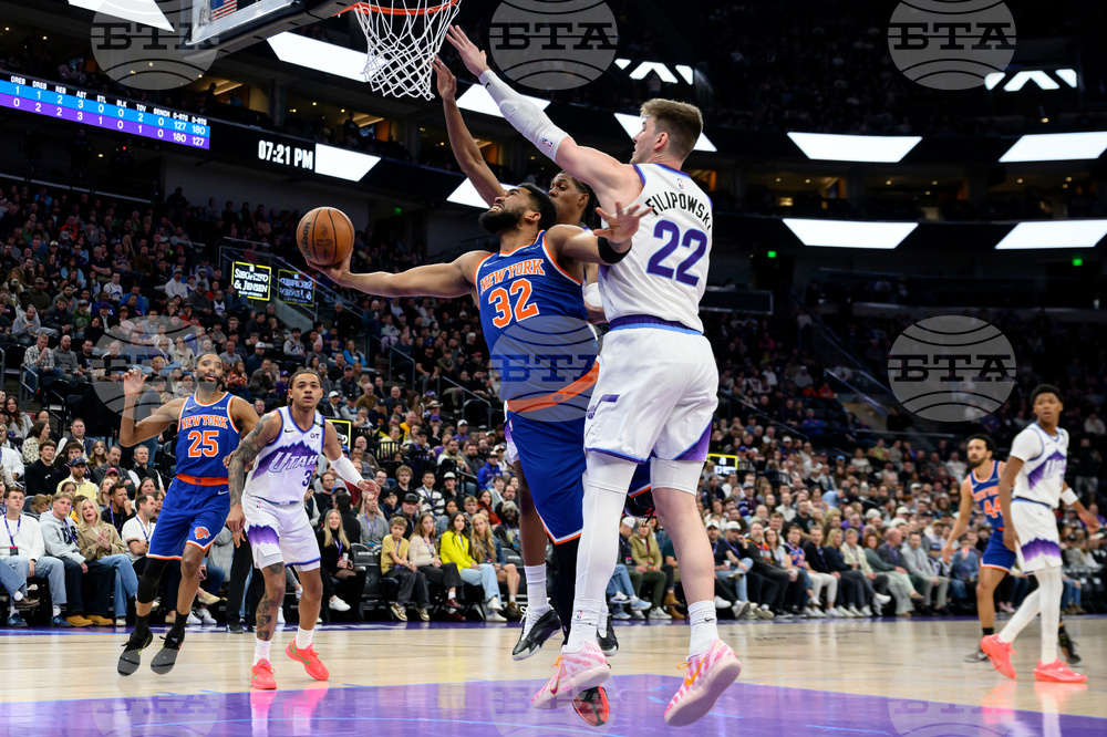 Knicks Jazz Basketball