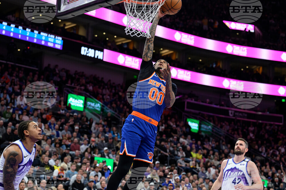 Knicks Jazz Basketball