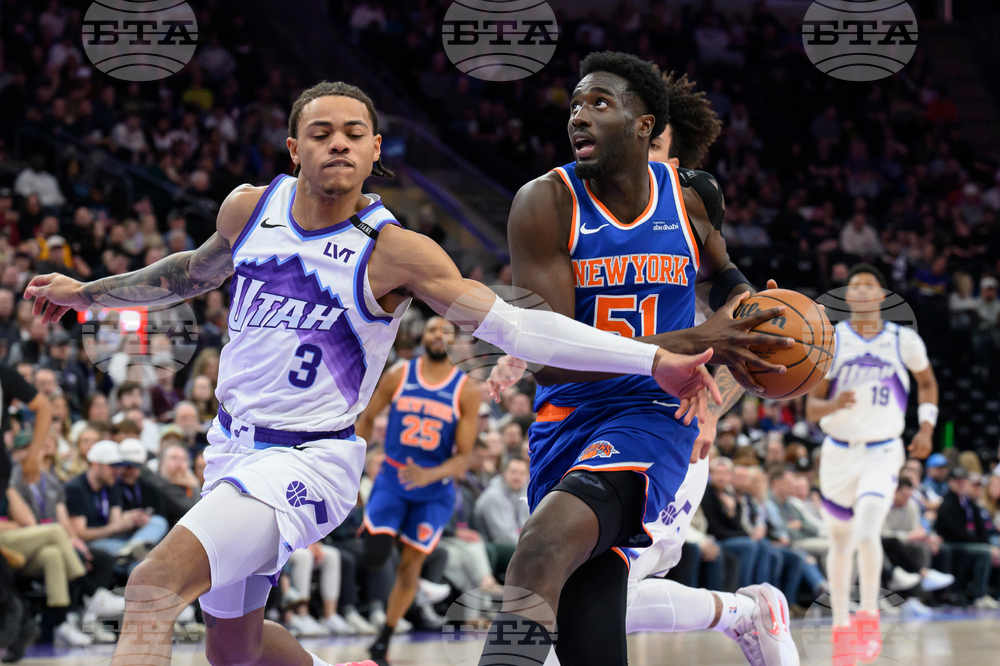 Knicks Jazz Basketball