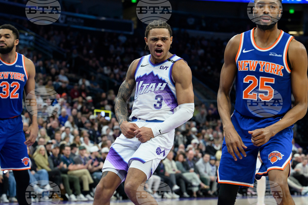 Knicks Jazz Basketball