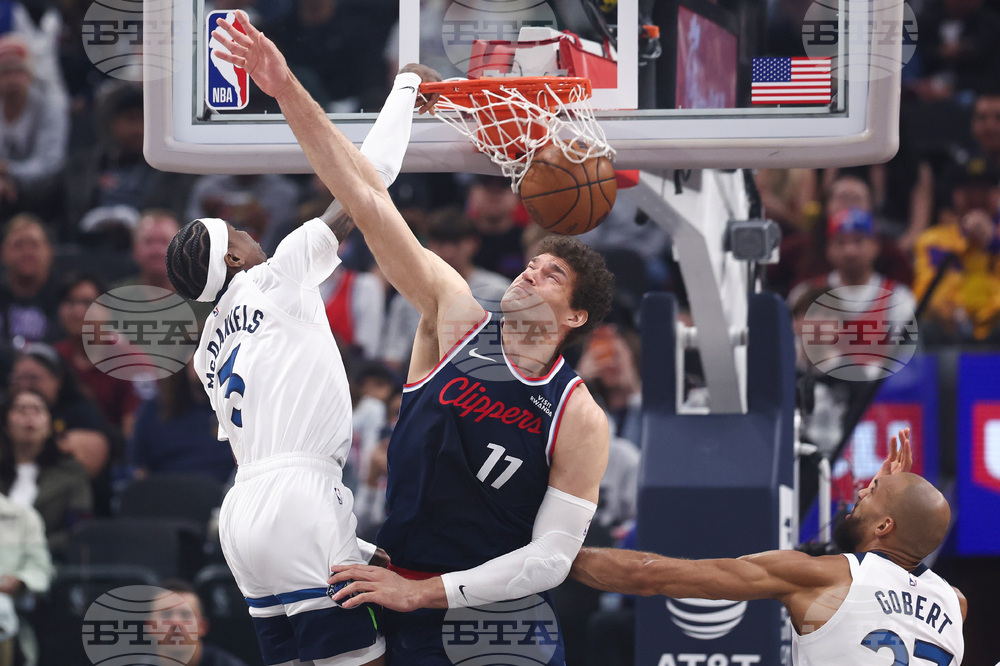 Timberwolves Clippers Basketball