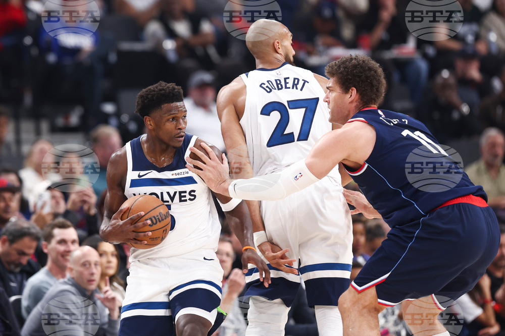 Timberwolves Clippers Basketball