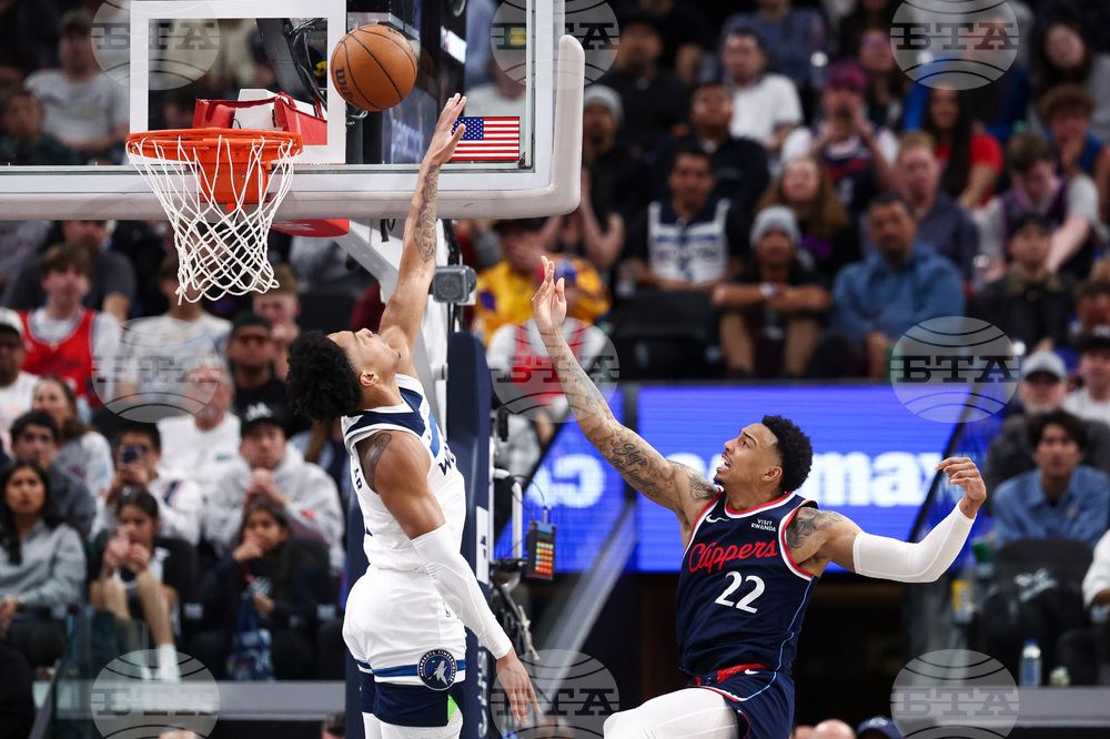 Timberwolves Clippers Basketball