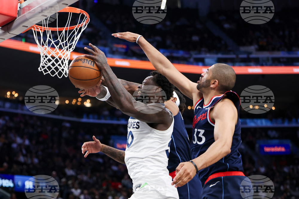 Timberwolves Clippers Basketball