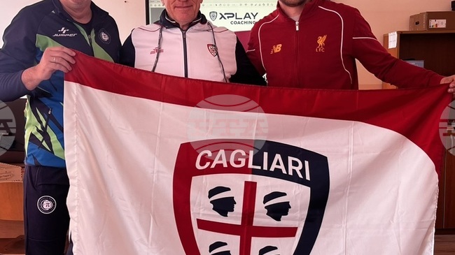 Шефът на академията на Каляри обучава родни футболни треньори