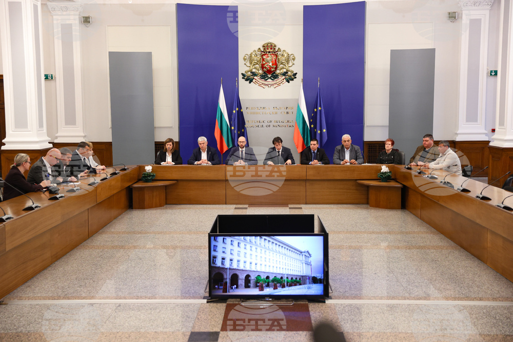 Министерски съвет - синдикати - брифинг