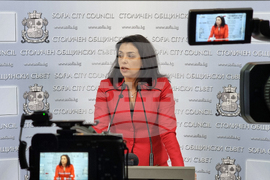 Столичен общински съвет - Ваня Григорова - брифинг