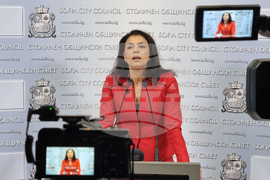 Столичен общински съвет - Ваня Григорова - брифингг