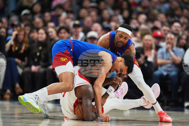 APTOPIX Rockets Nuggets Basketball