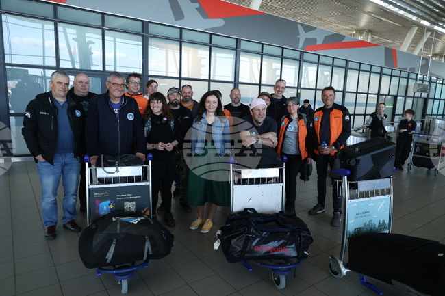 Летище "Васил Левски" - София - Антарктическа експедиция - посрещане