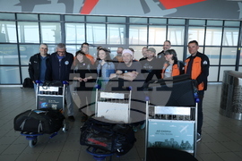 Летище "Васил Левски" - София - Антарктическа експедиция - посрещане