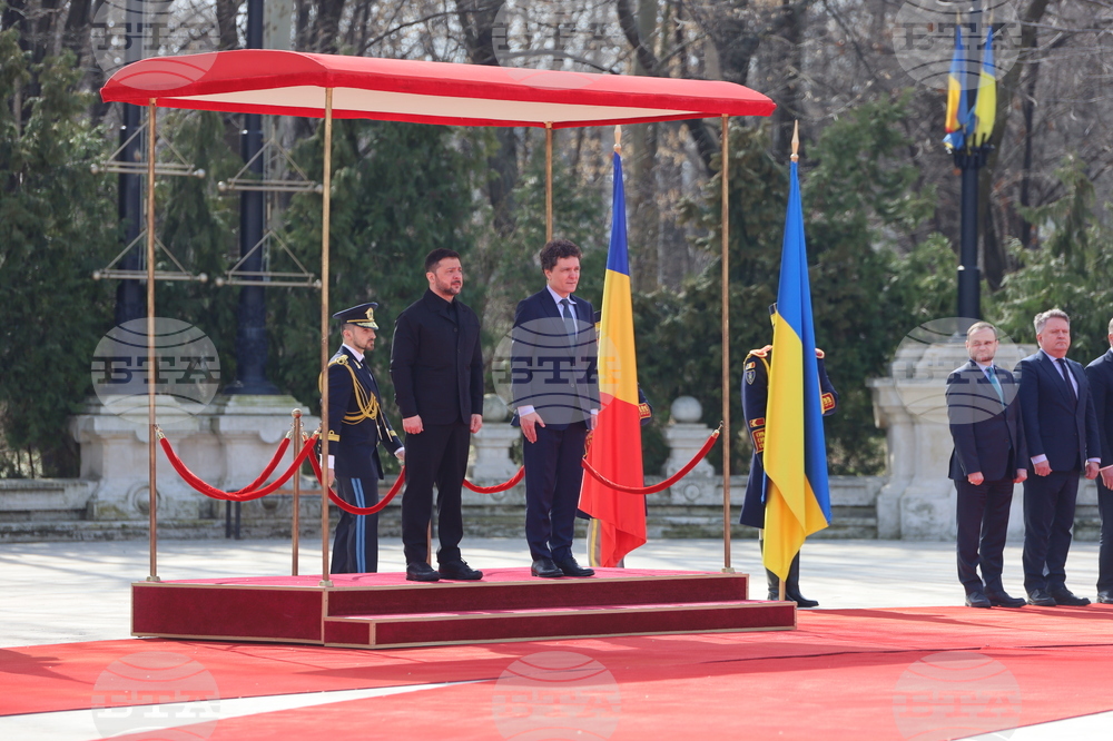 Румъния - Никушор Дан - Володимир Зеленски - среща