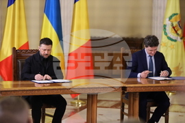 Румъния - Никушор Дан - Володимир Зеленски - среща
