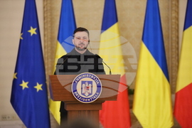 Румъния - румънски президент  - Володимир Зеленски - среща