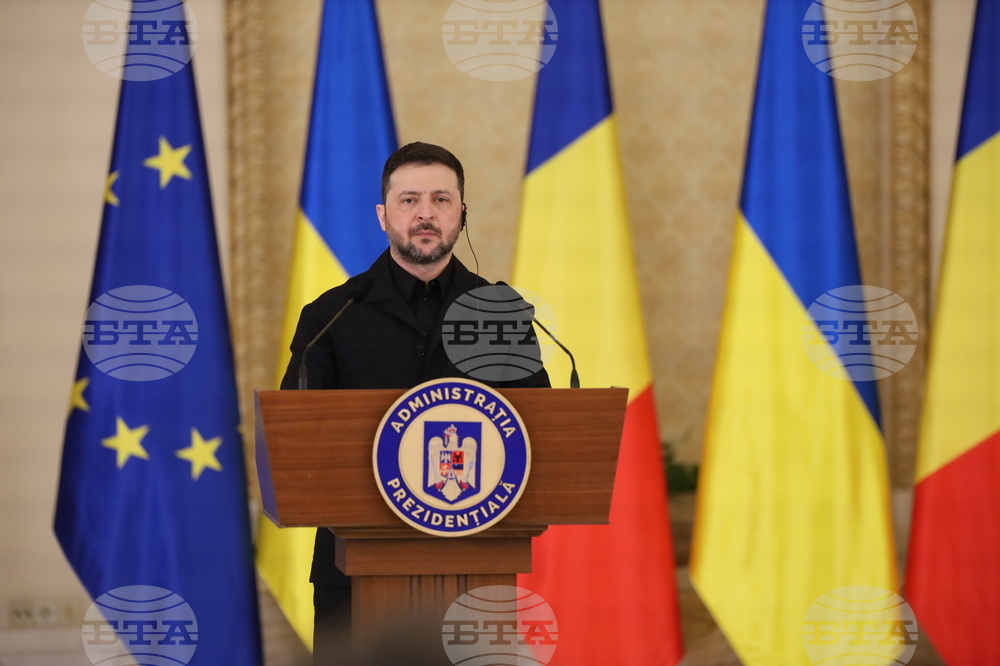 Румъния - румънски президент  - Володимир Зеленски - среща