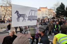 Пловдив - протест - градски транспорт