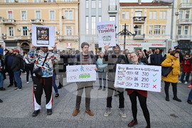 Пловдив - протест - градски транспорт