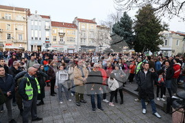 Пловдив - протест - градски транспорт