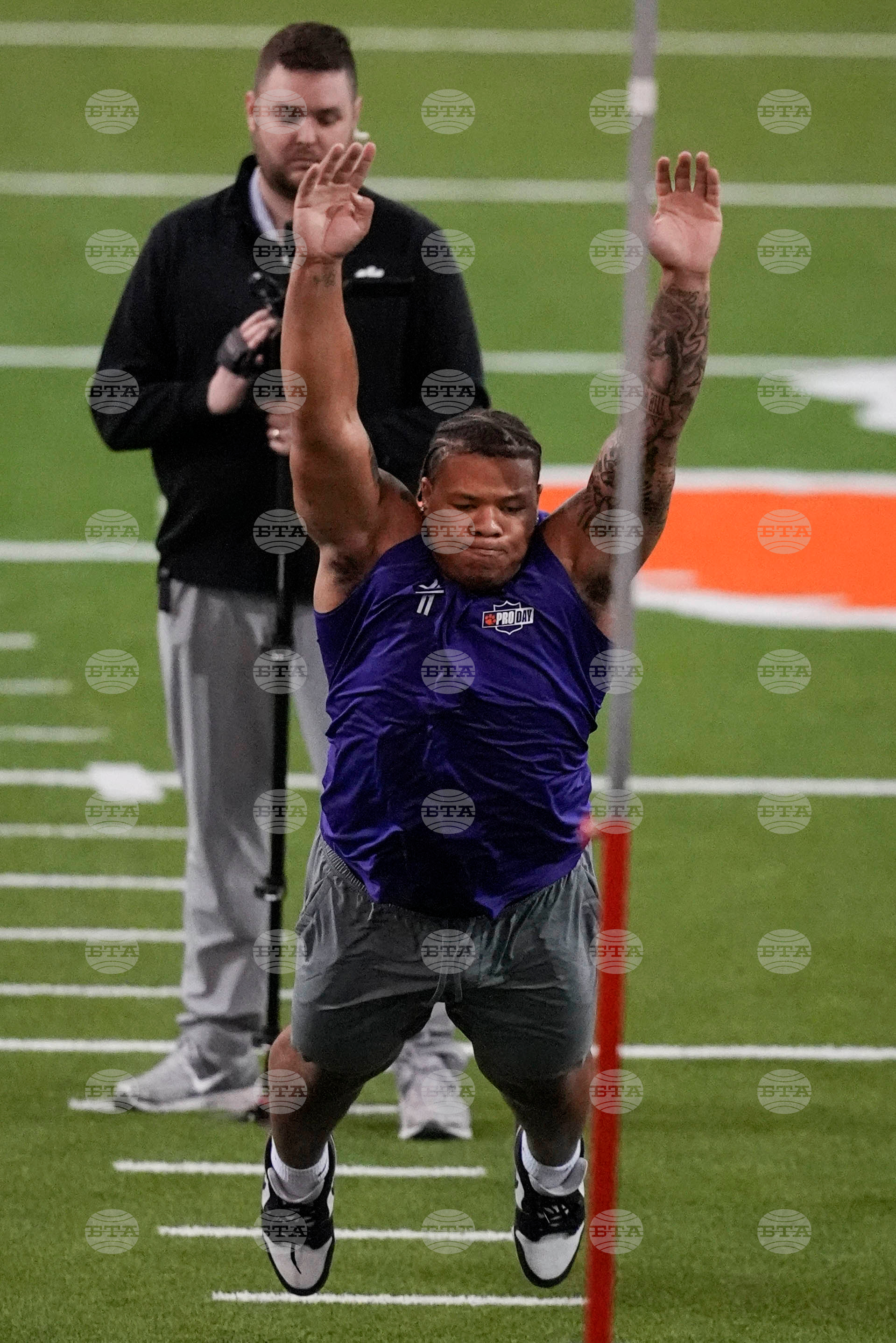 Clemson Pro Day Football