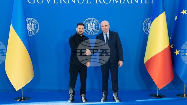 Мост над Дунав между местностите Орливка и Исакча и директна железопътна линия Киев–Букурещ обсъдиха Илие Боложан и Володимир Зеленски