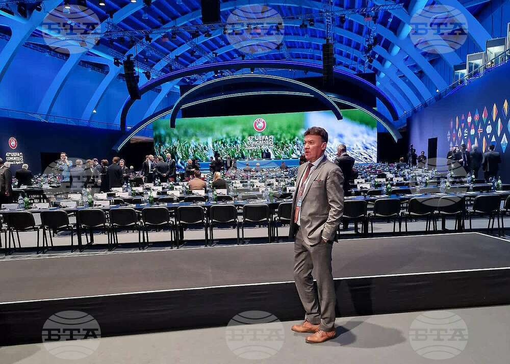 Bulgarian Football Union President Takes Part in 47th Ordinary UEFA Congress and Supports Aleksander Ceferin for UEFA Head