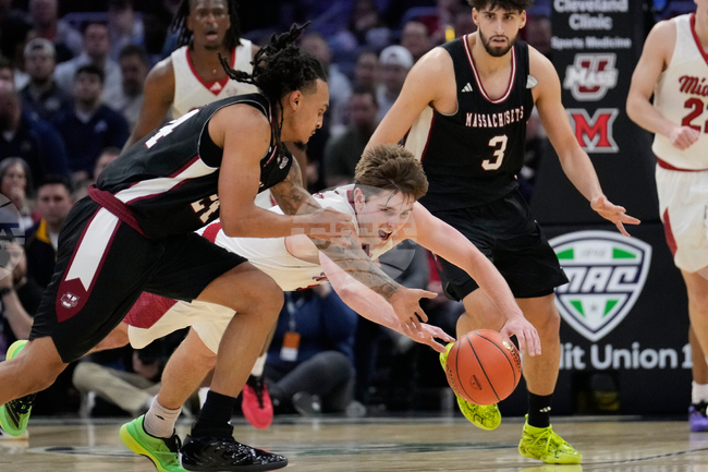 APTOPIX MAC UMass Miami Basketball