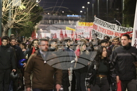 Гърция - Атина - шествие против войната в Близкия изток