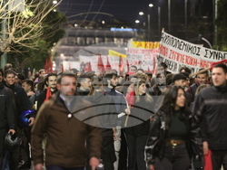 Гърция - Атина - шествие против войната в Близкия изток