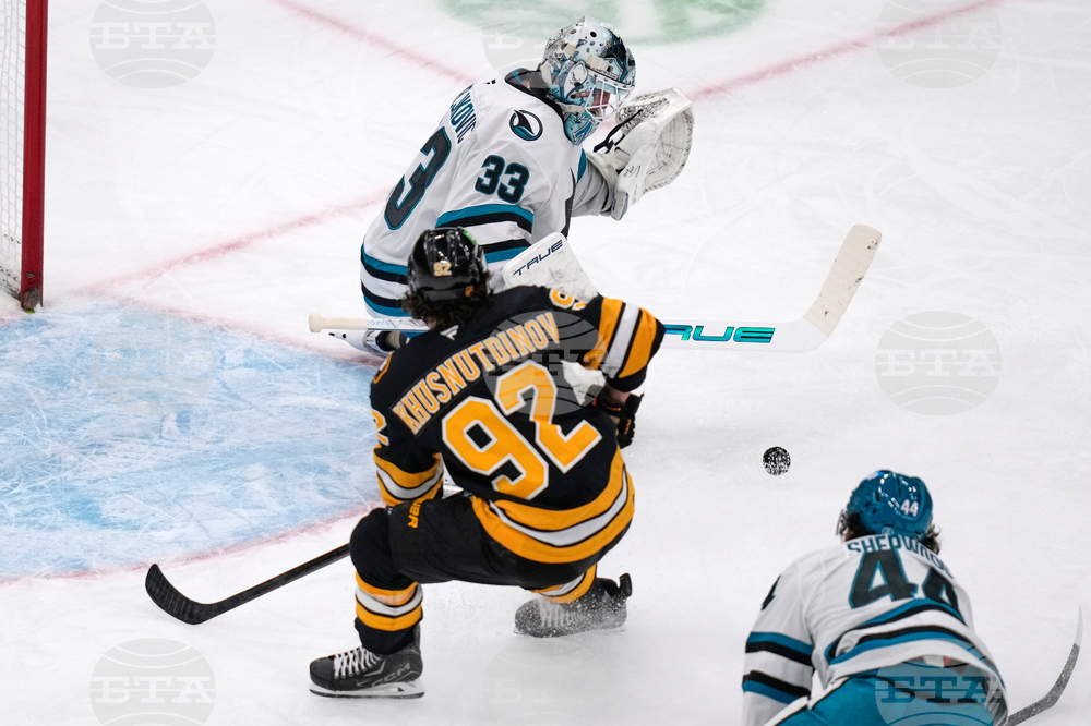 Sharks Bruins Hockey