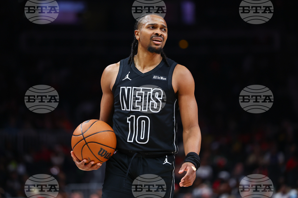 Nets Hawks Basketball