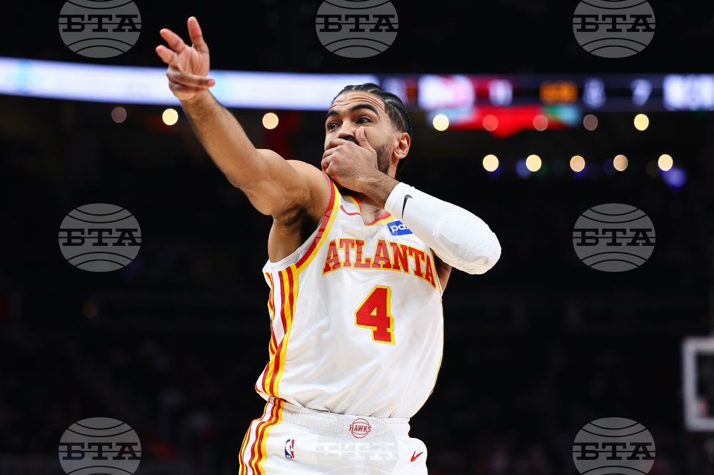 Nets Hawks Basketball