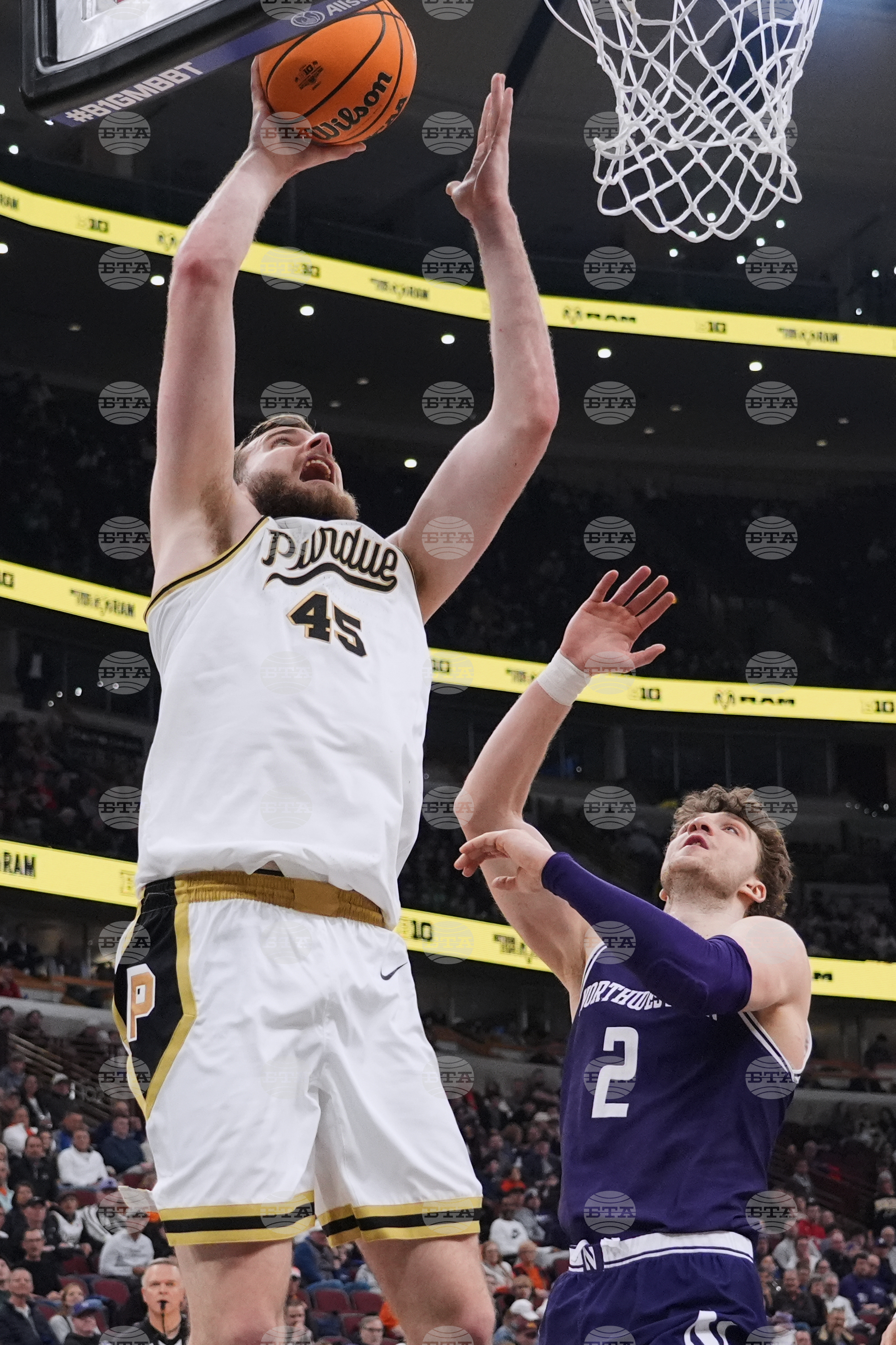 B10 Purdue Northwestern Basketball