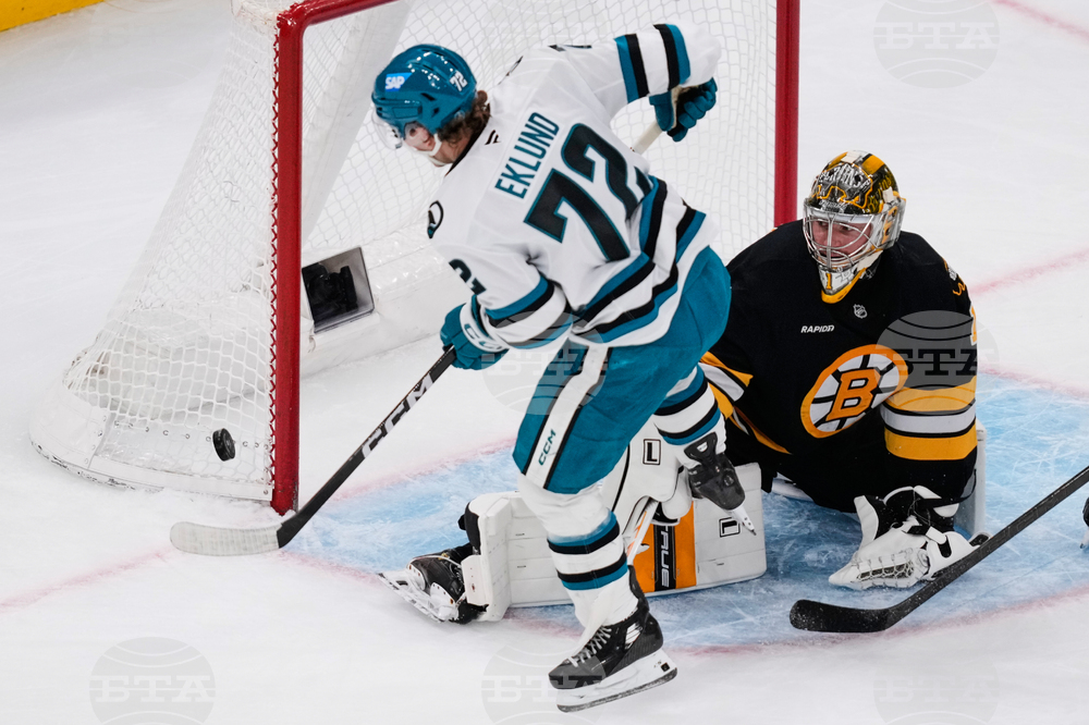 Sharks Bruins Hockey