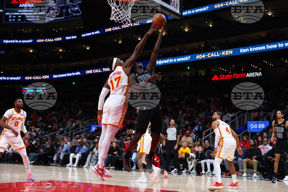 Nets Hawks Basketball