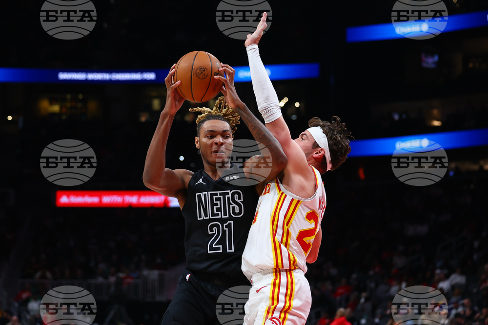 Nets Hawks Basketball