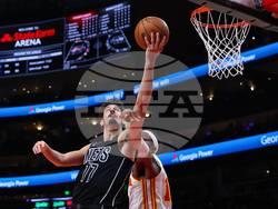 Nets Hawks Basketball