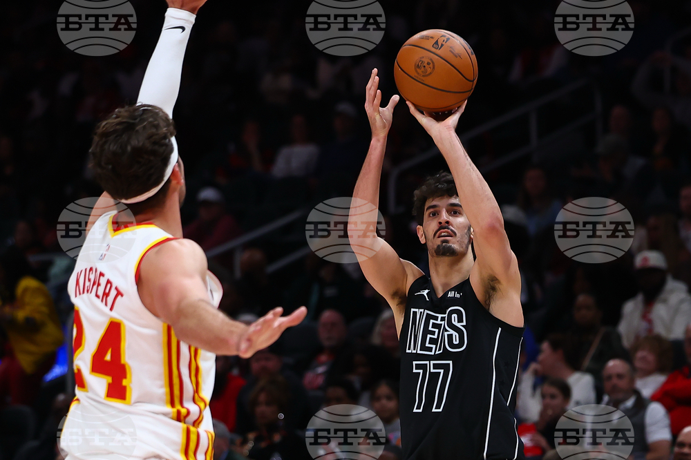 Nets Hawks Basketball