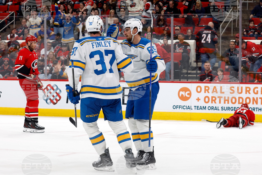 Blues Hurricanes Hockey