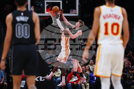 Nets Hawks Basketball
