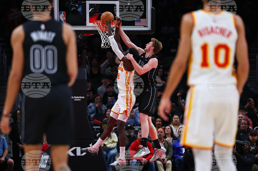 Nets Hawks Basketball