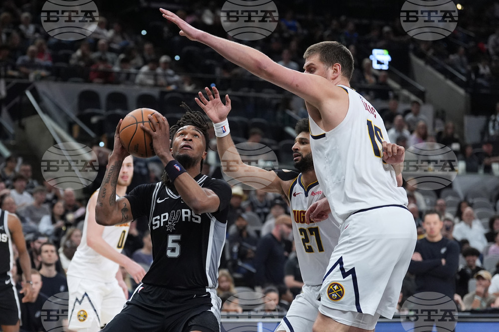 Nuggets Spurs Basketball