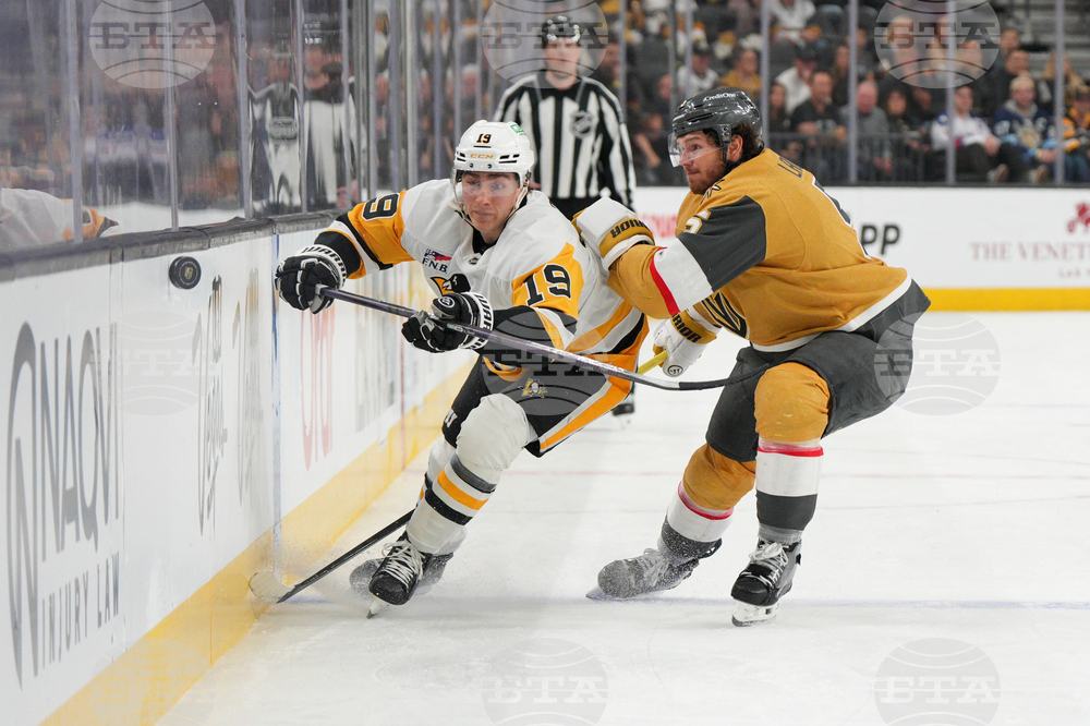 Penguins Golden Knights Hockey