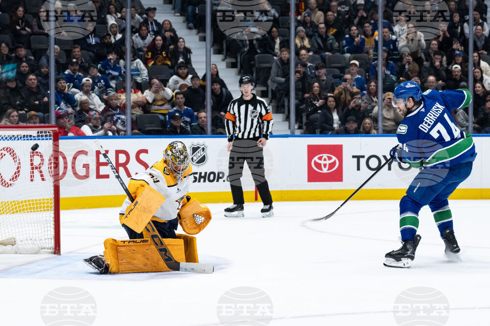 Predators Canucks Hockey