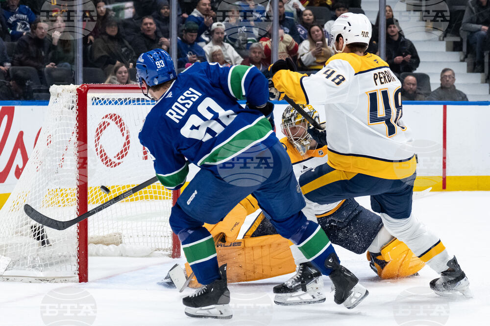 Predators Canucks Hockey