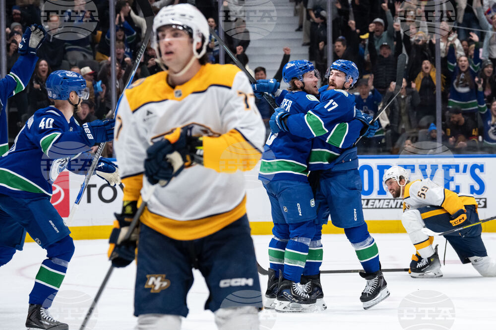 Predators Canucks Hockey