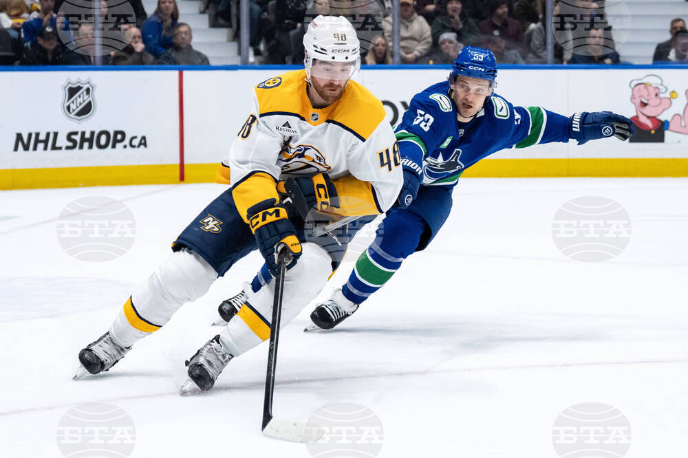Predators Canucks Hockey