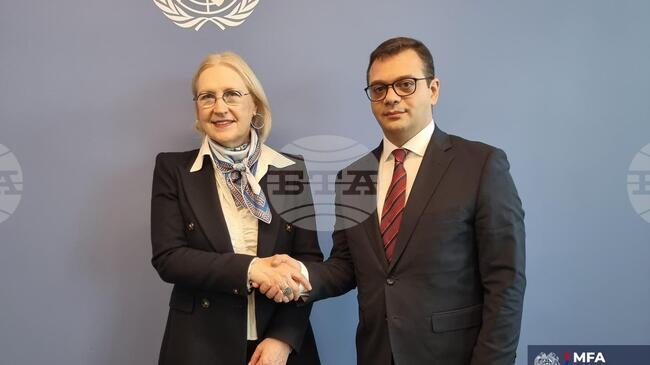 АРМЕНПРЕС: Армения и ООН обсъдиха опазването на мира и регионалната сигурност